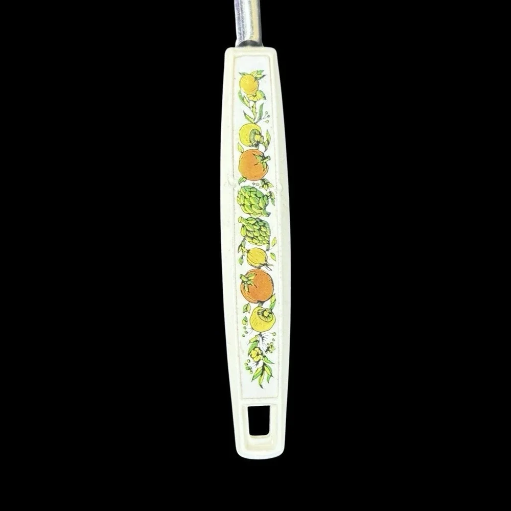Vintage EKCO USA‎ Slotted Spoon Spice Of Life Style Design